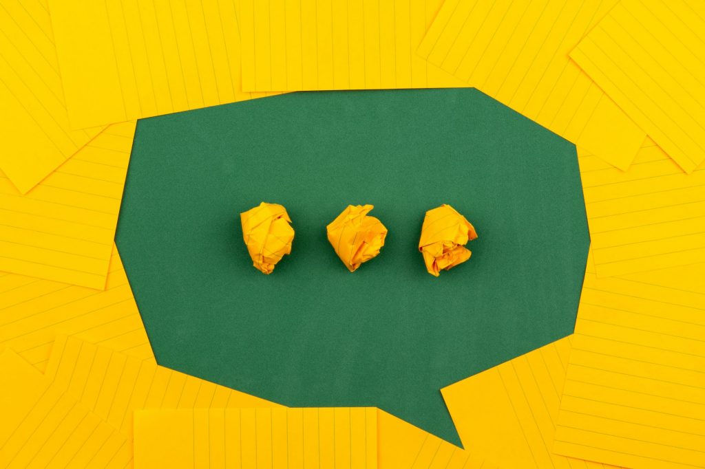 chat bubble communication