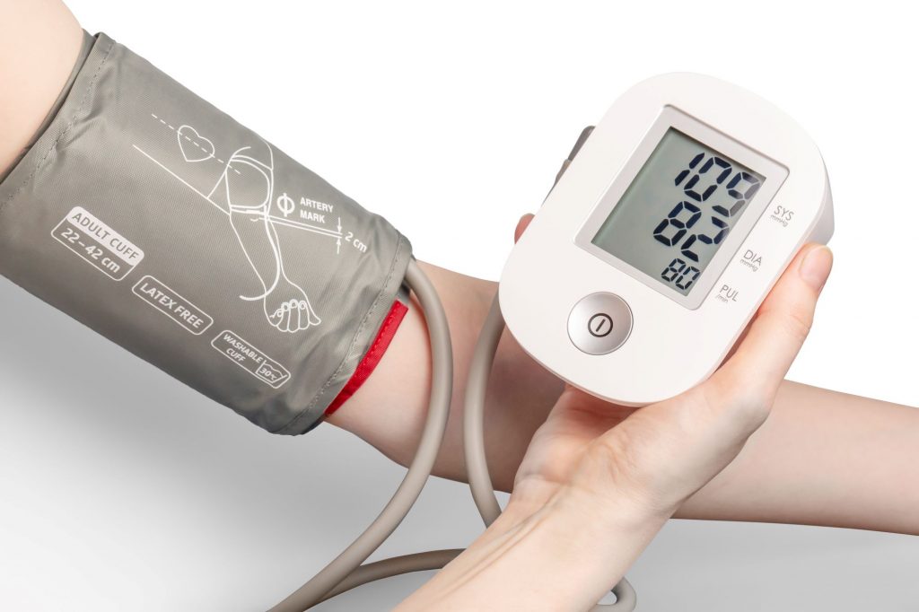 heart monitor on the arm
