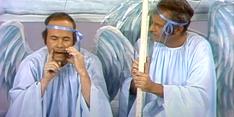 Tim Conway and Harvey Korman angel skit on Carol Burnett Show