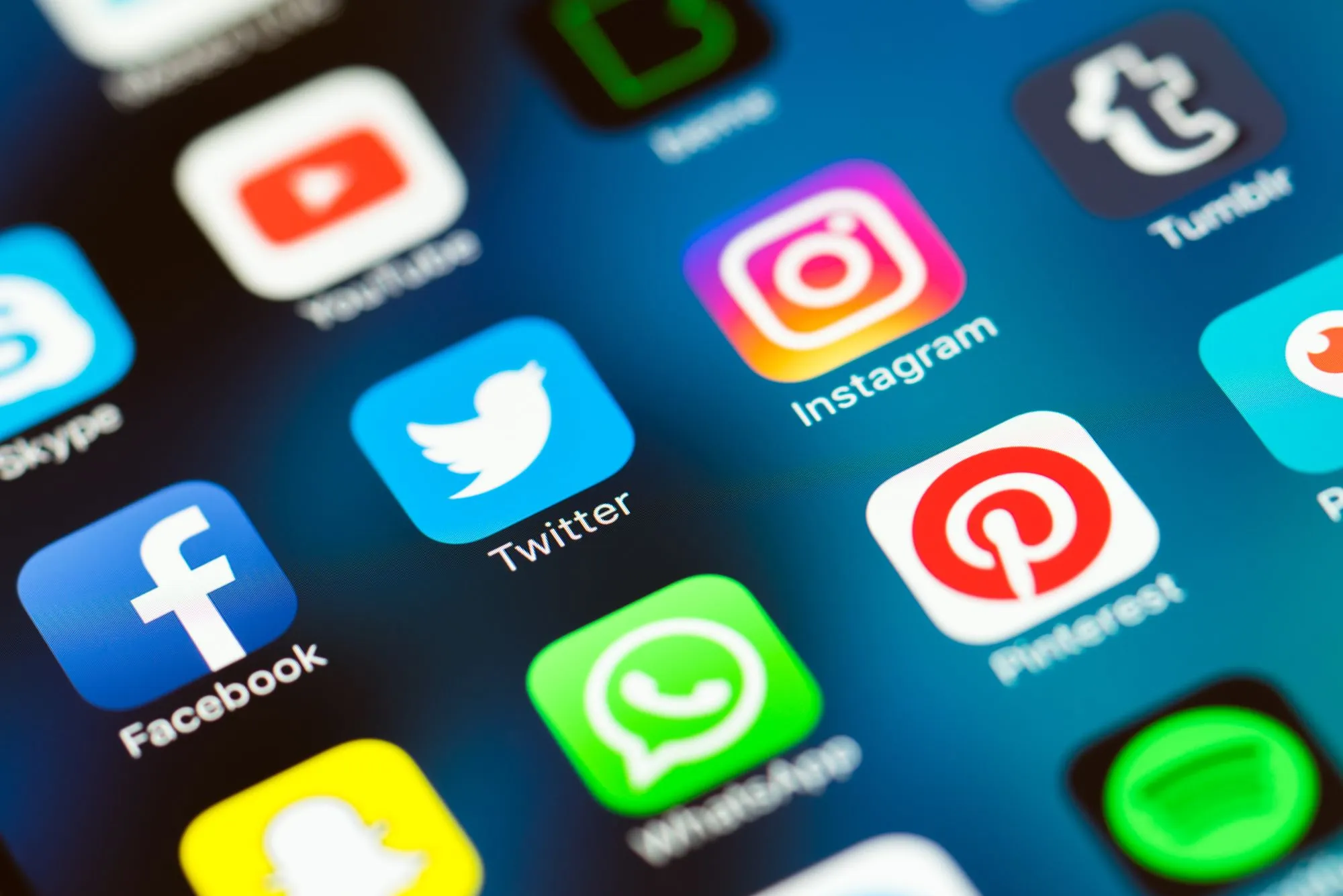 social media icons