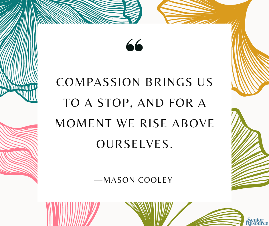 Mason Cooley caregiving quote