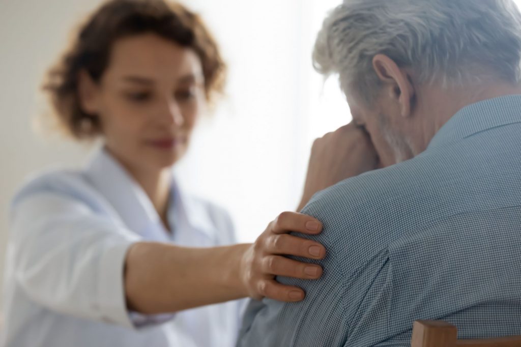 doctor with patient