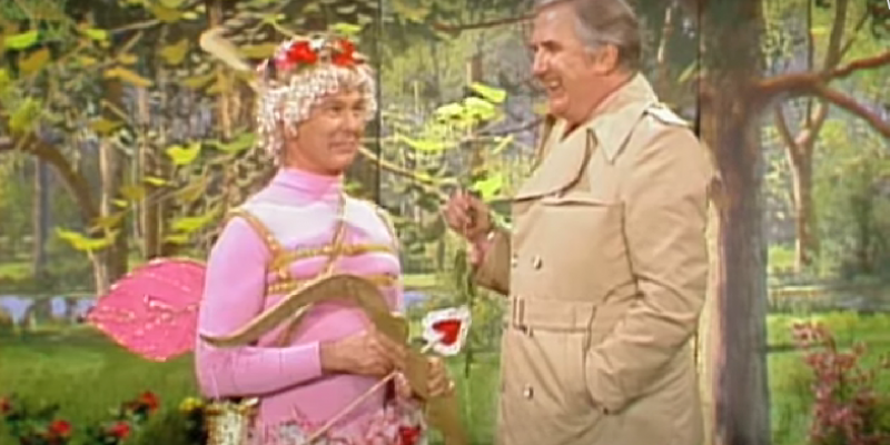 Johnny Carson Plays Cupid In This Very Vivacious Valentine's Day Skit from 1980