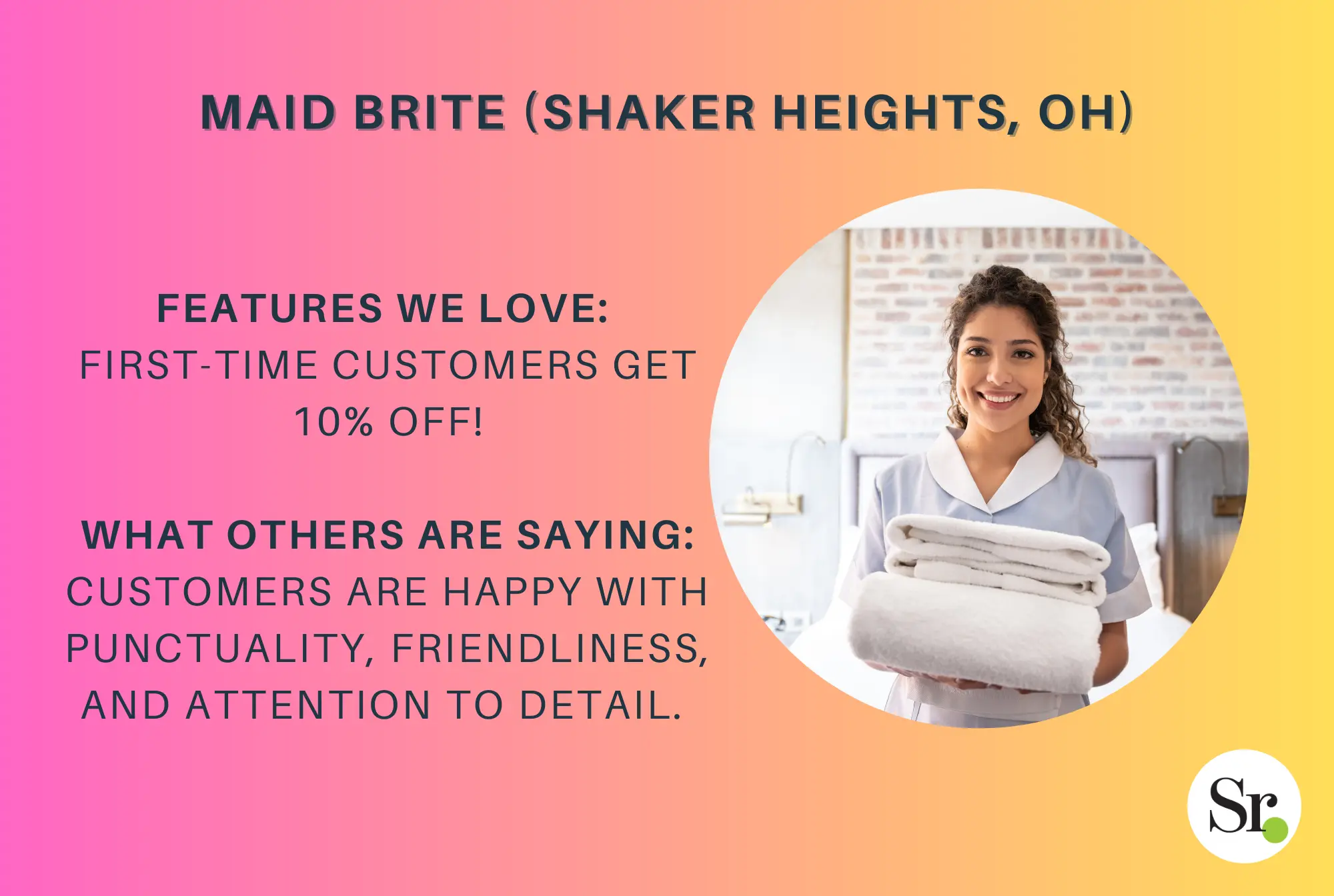 Maid Brite (Shaker Heights, OH) housekeeping services near cleveland, ohio