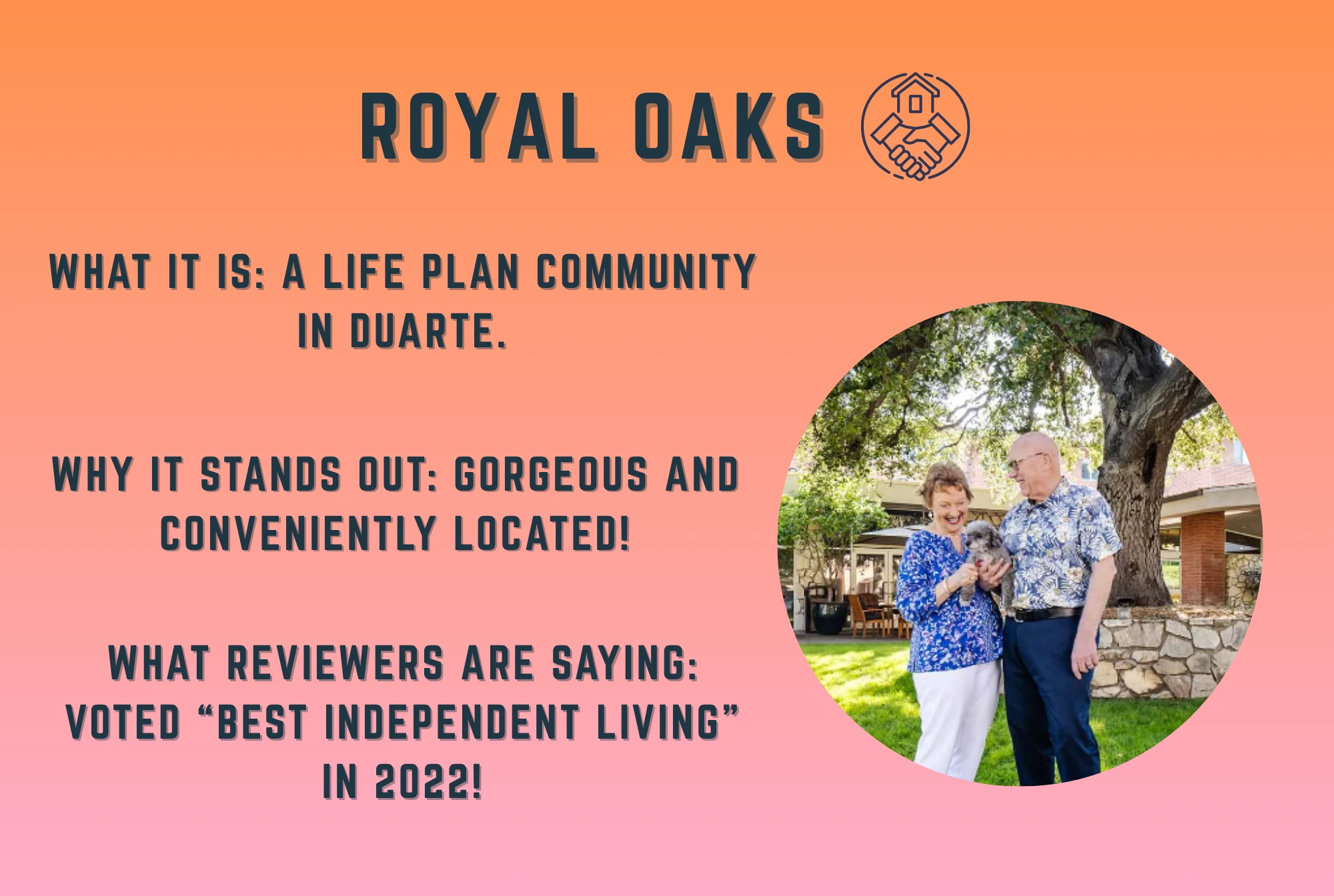 Royal Oaks life plan community in duarte, california best independent living best retirement communities in los angeles, california