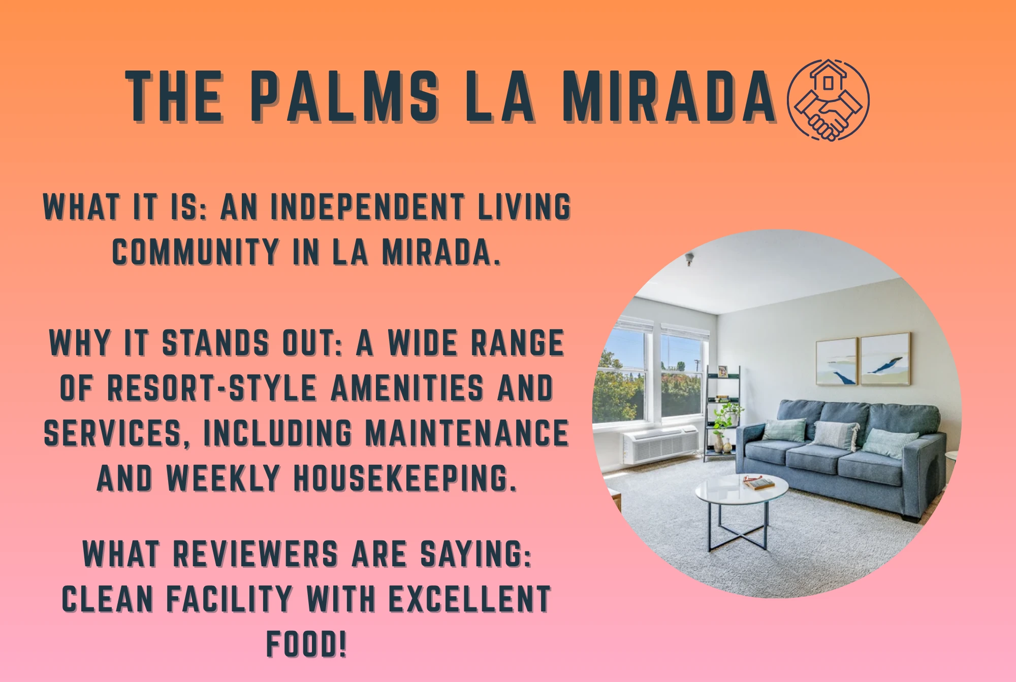 The Palms La Mirada best retirement communities in los angeles, caliofnria