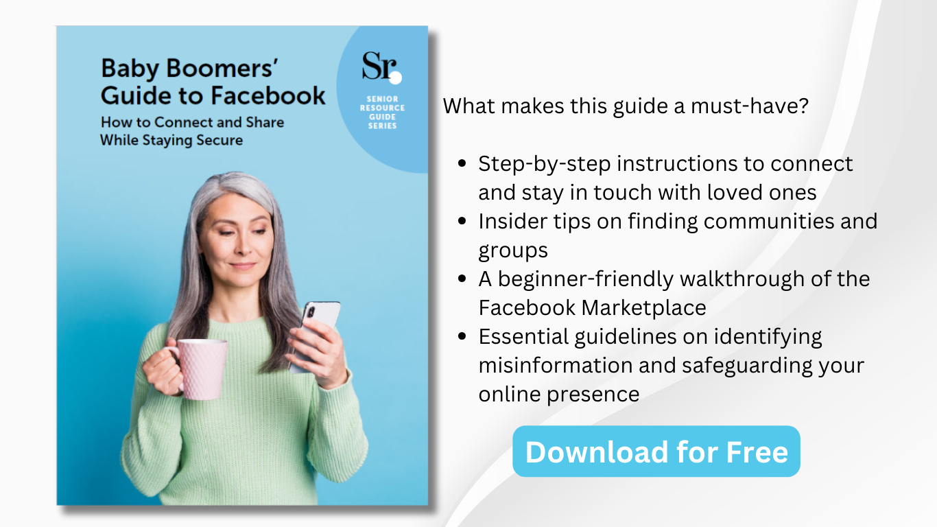 baby boomers guide to facebook e-book ad