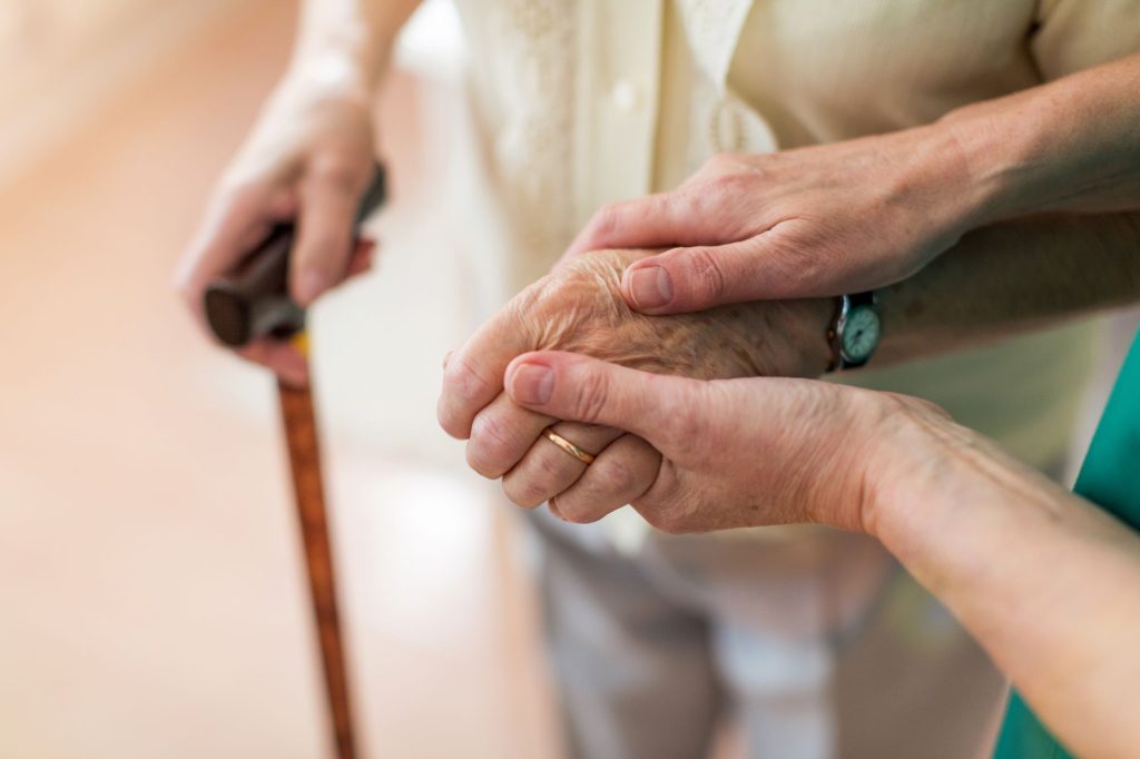 cane hand nurse