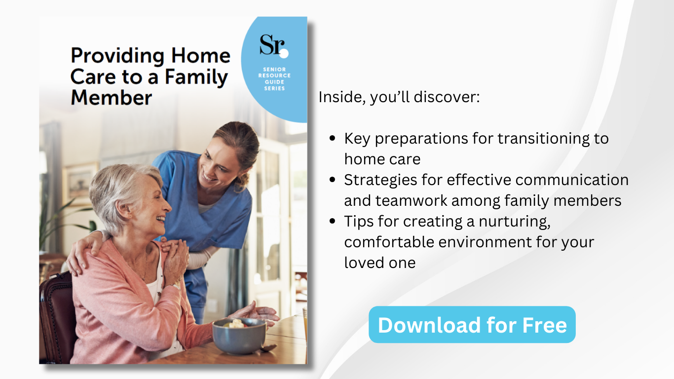 Providing Home Care to a Family Member FREE E-Book Ad with Copy