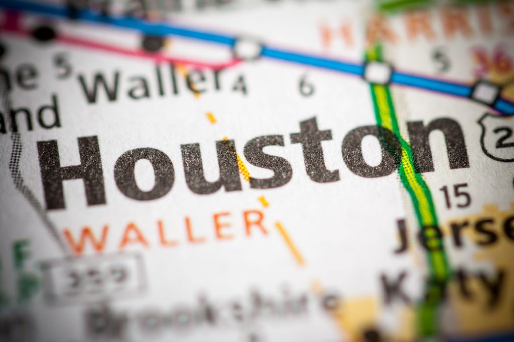 Houston, Texas Map