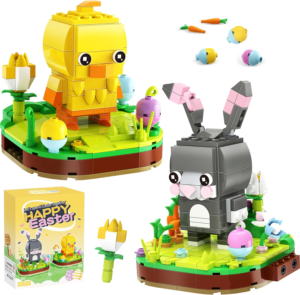 Easter Bunny and Chick Building Kit