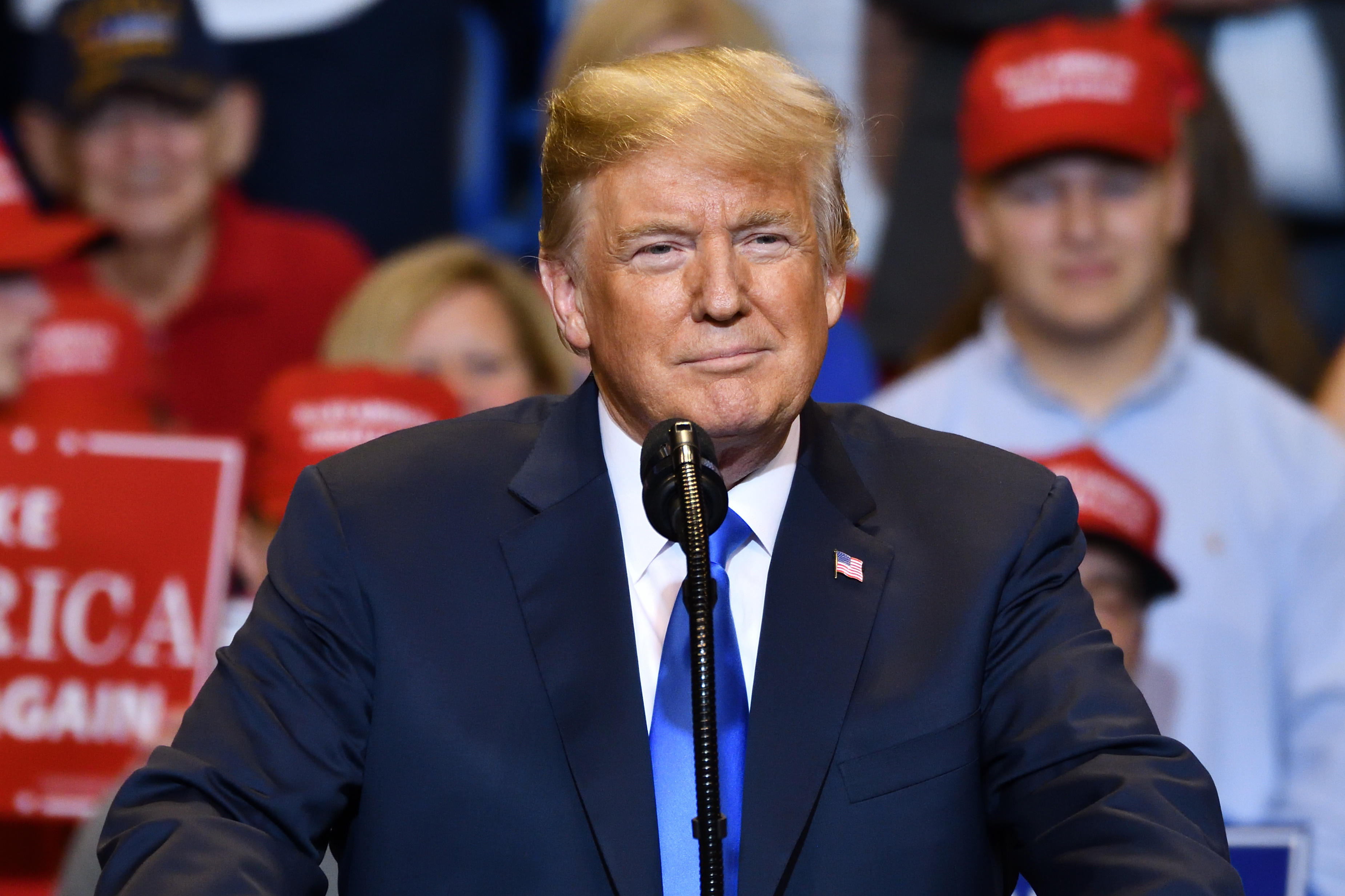 Former president Donald Trump