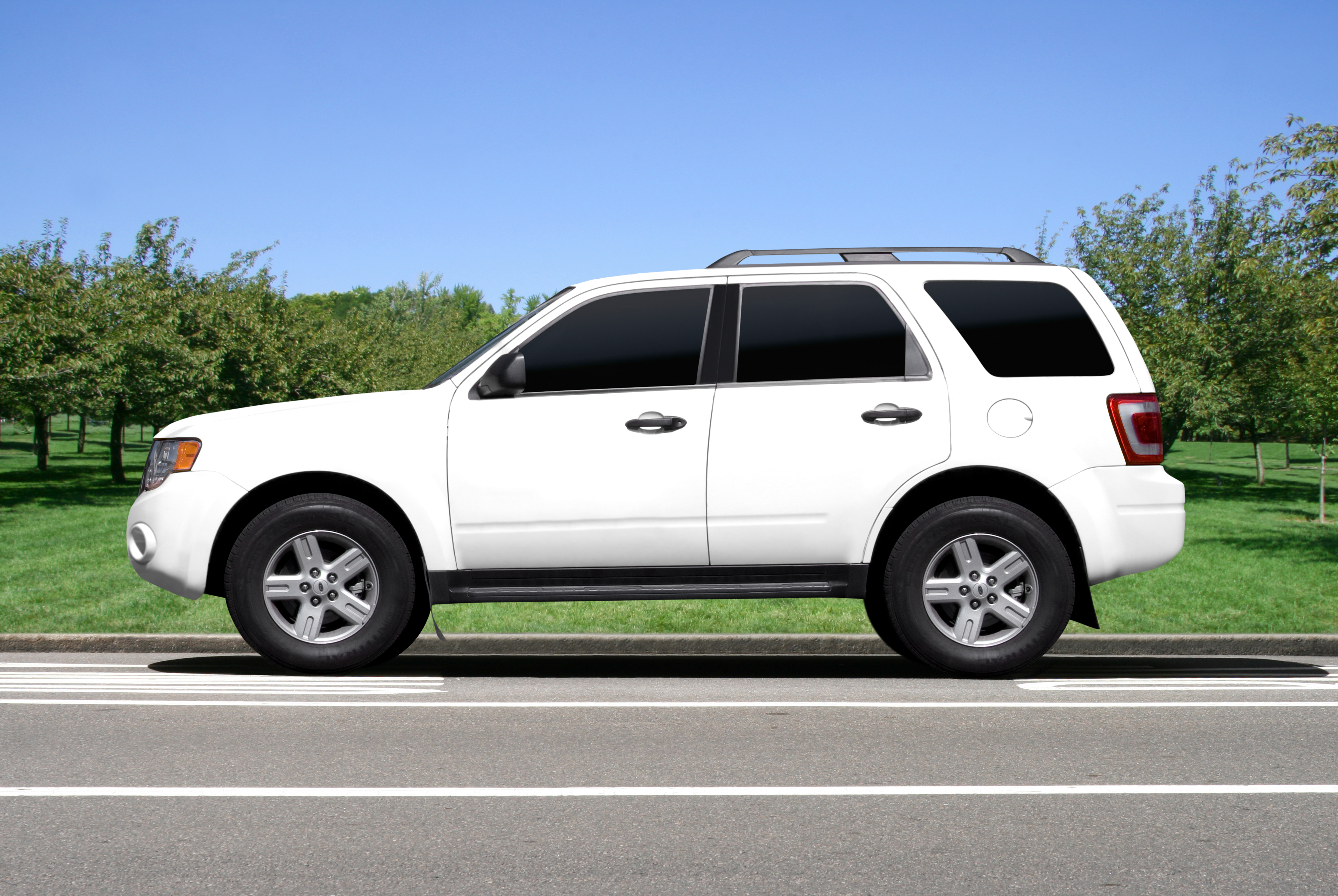 white suv