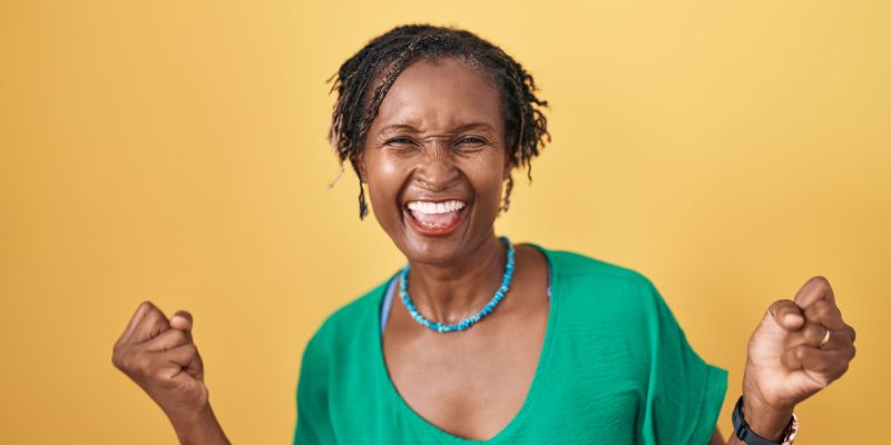 celebrating woman