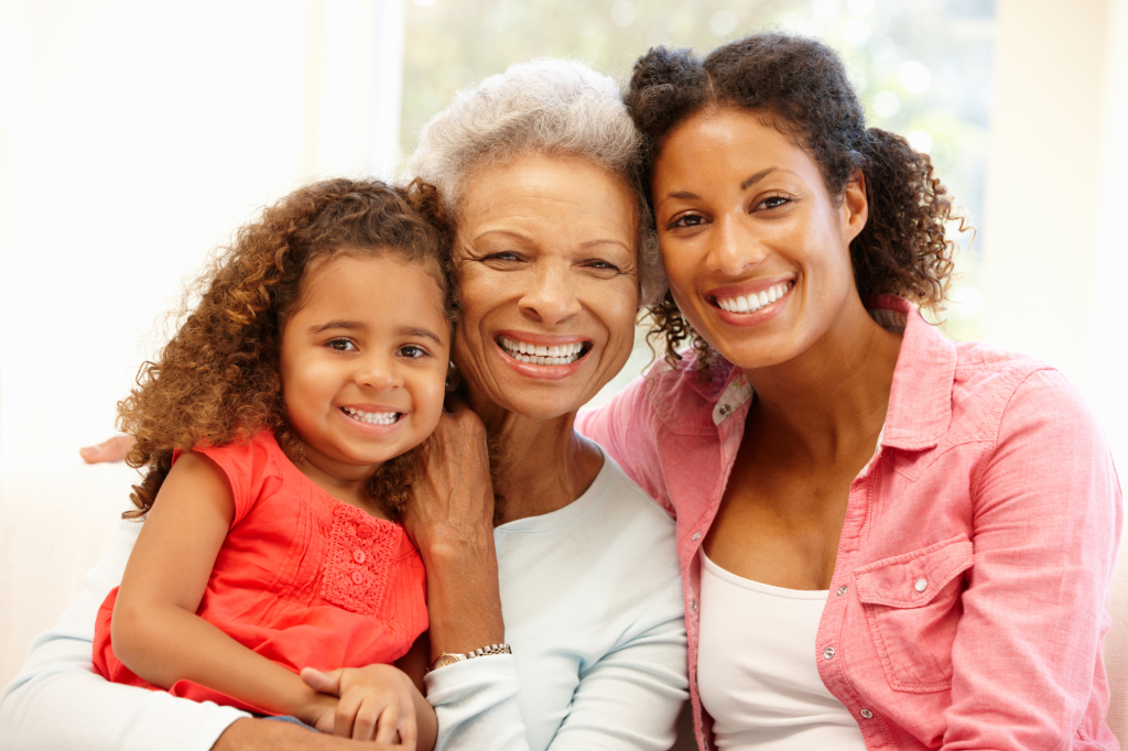 grandmother, daughter, mom