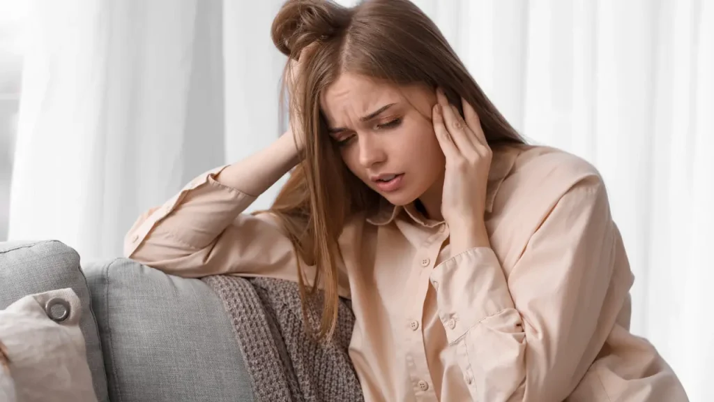 stressed adult child