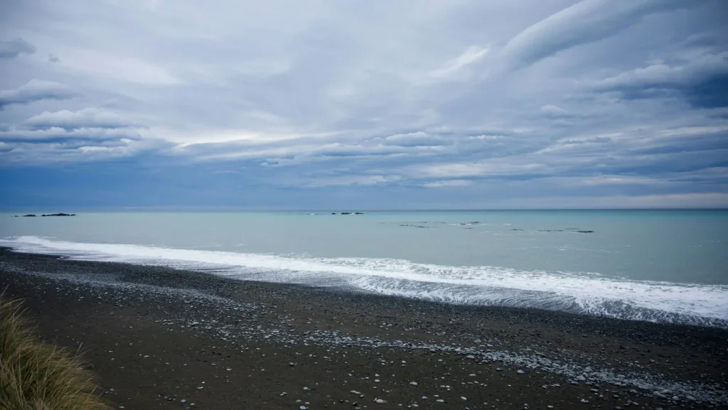 Moody beach, Kaikoura New Zealand