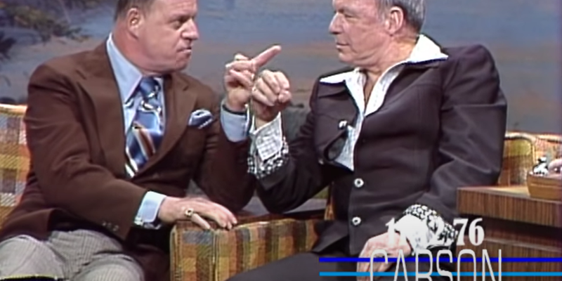Don Rickles Surprises Frank Sinatra In 1976 Johnny Carson Clip