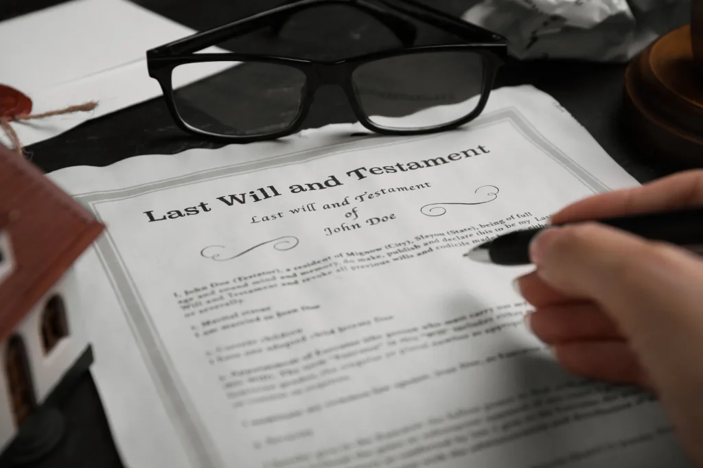 last will and testament