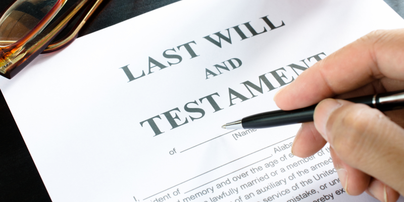 last will and testanment