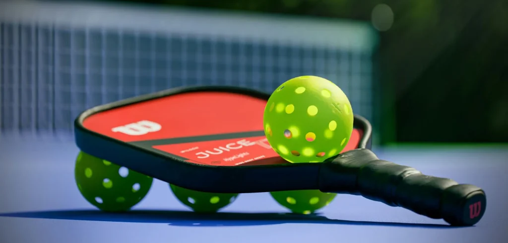 pickleball equipment and balls