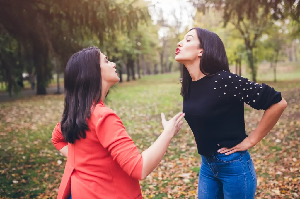 sisters arguing