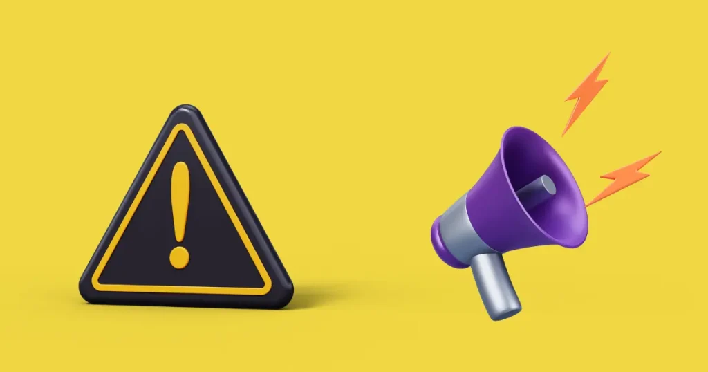 alert background yellow