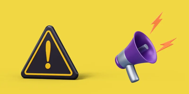 alert background yellow