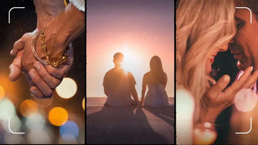 date night collage