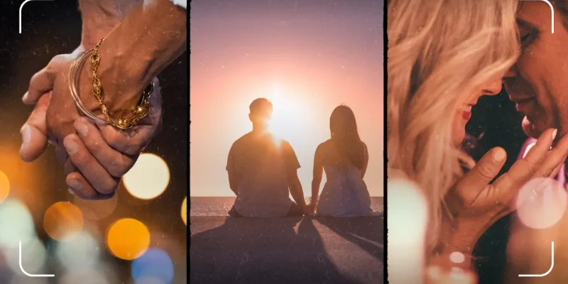 date night collage