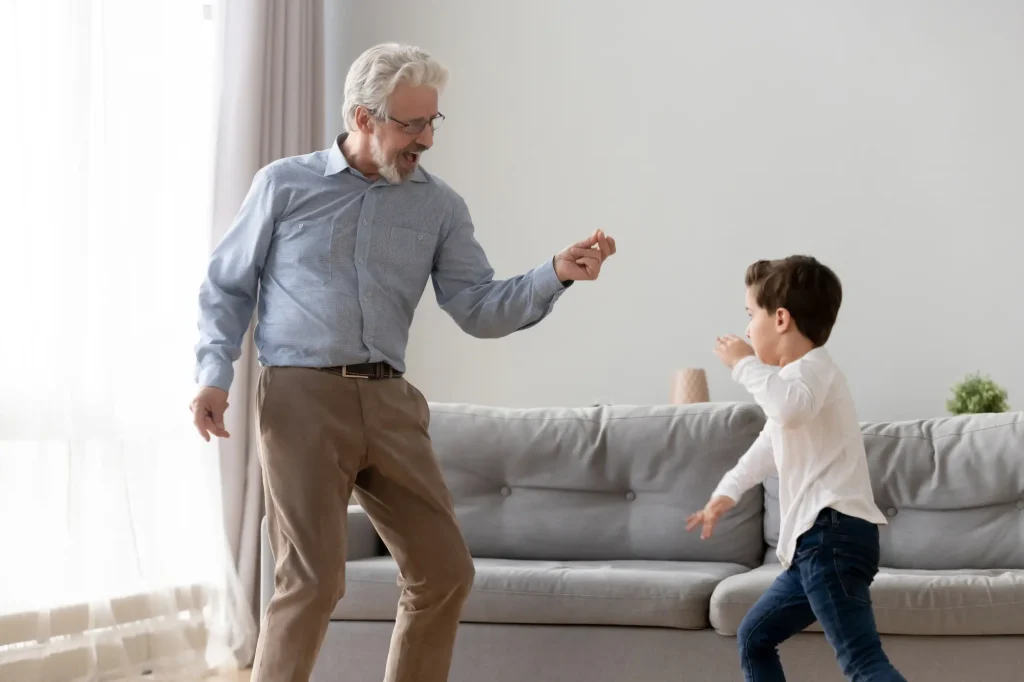 dancing together