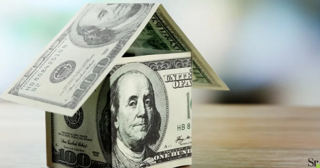 housing cost, dollar bill house