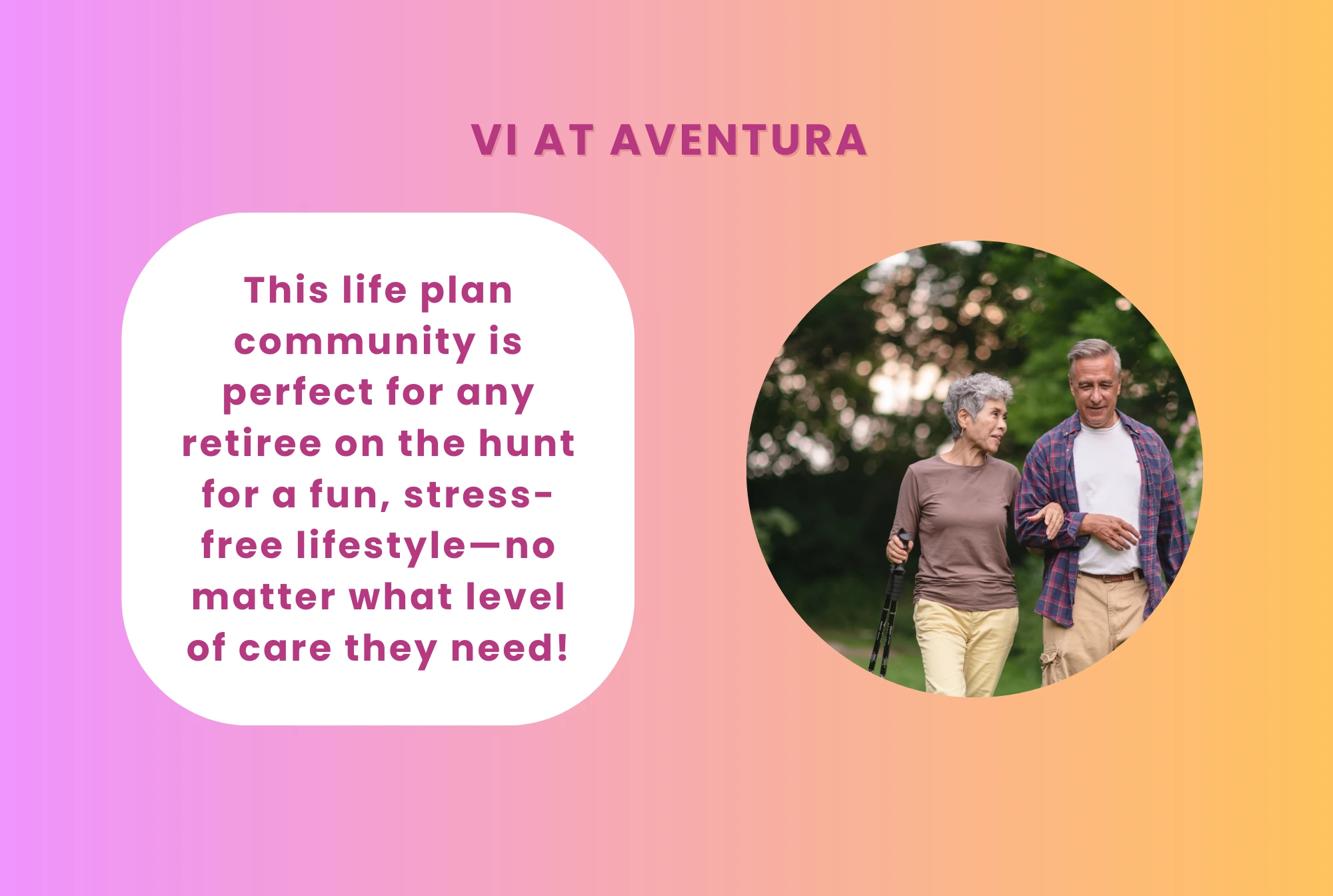 Vi at Aventura retirement community near miami florida