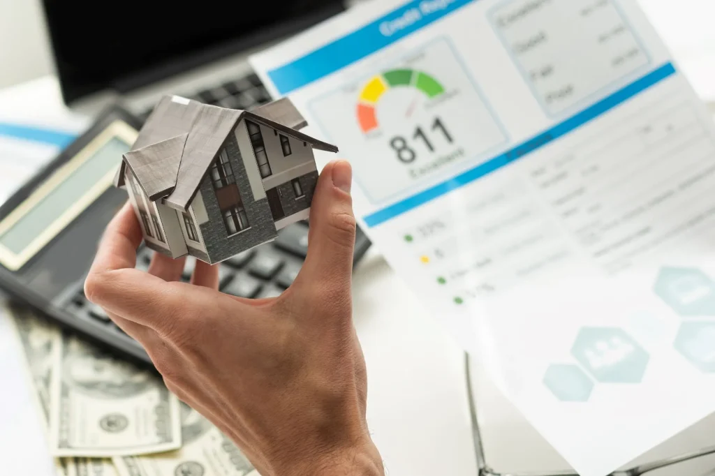 report credit score banking borrowing application risk form document loan business market policy deployment data check workplace concept