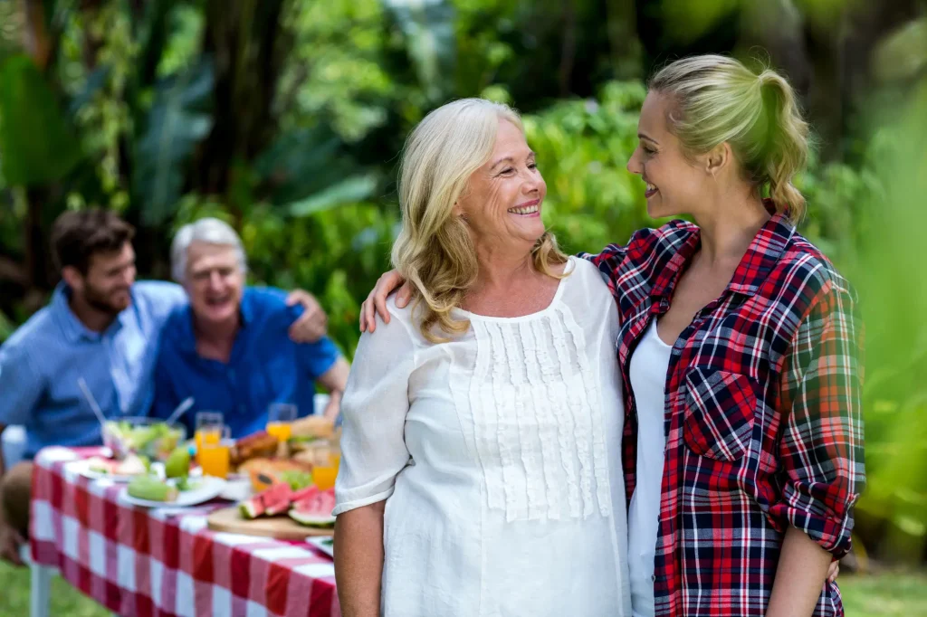mother-in-law and daughter-in-law