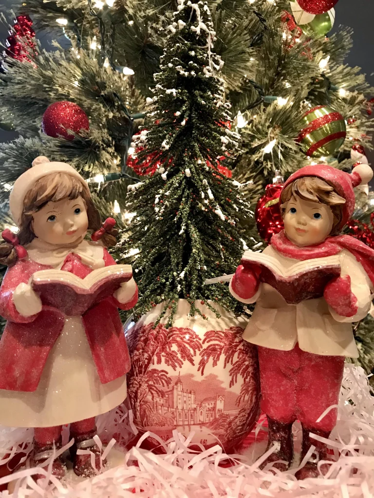 christmas carolers christmas vintage