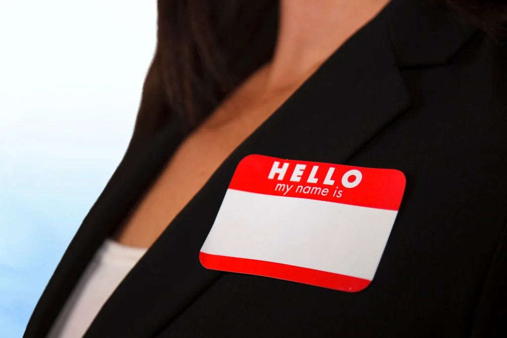 hello my name is nametag