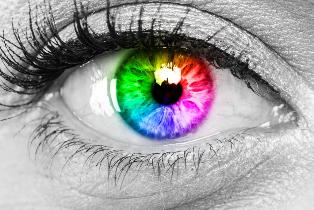 human vision color spectrum concept