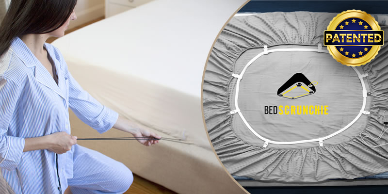 Bed Scrunchie: Get Flawless 5-Star Hotel Sheets With This “360 Degree” Tightening System