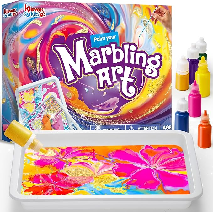 Marbling Paint Art Kit screenshot from Amazon