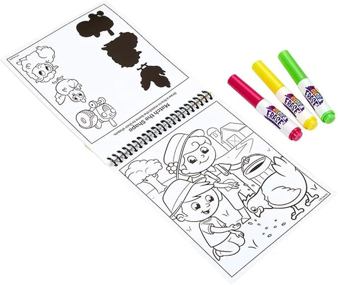 Crayola Color and Erase Activity Pad screenshot from Amazon