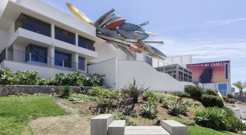 The Museum of Contemporary Art San Diego, originally designed by Irving J. Gill, was once the residence of philanthropist Ellen Browning Scripps. Photo courtesy of the Museum of Contemporary Art San Diego.