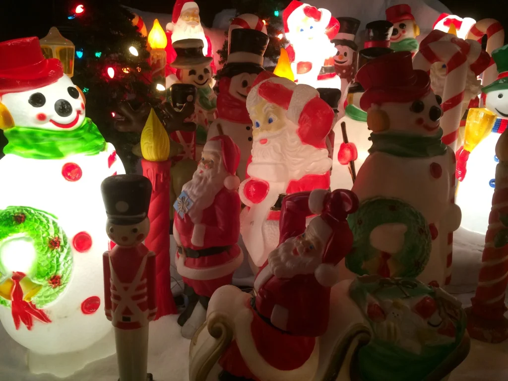 christmas blow molds