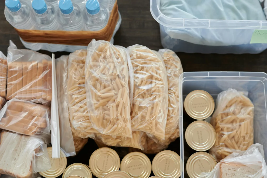 canned food and other nonperishables