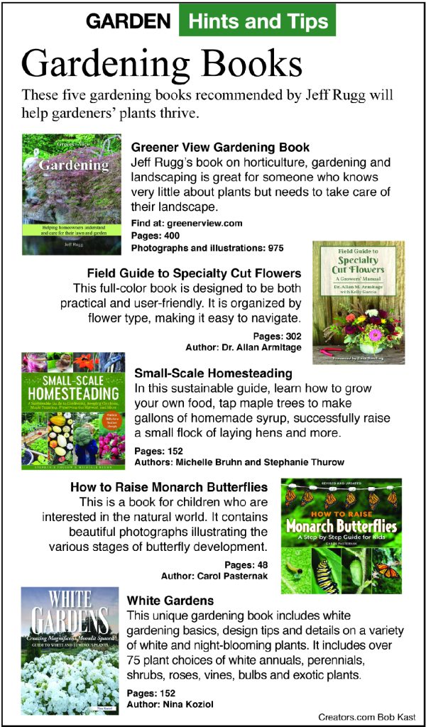 Good Garden Books infographic from Jeff Rugg at A Greener View