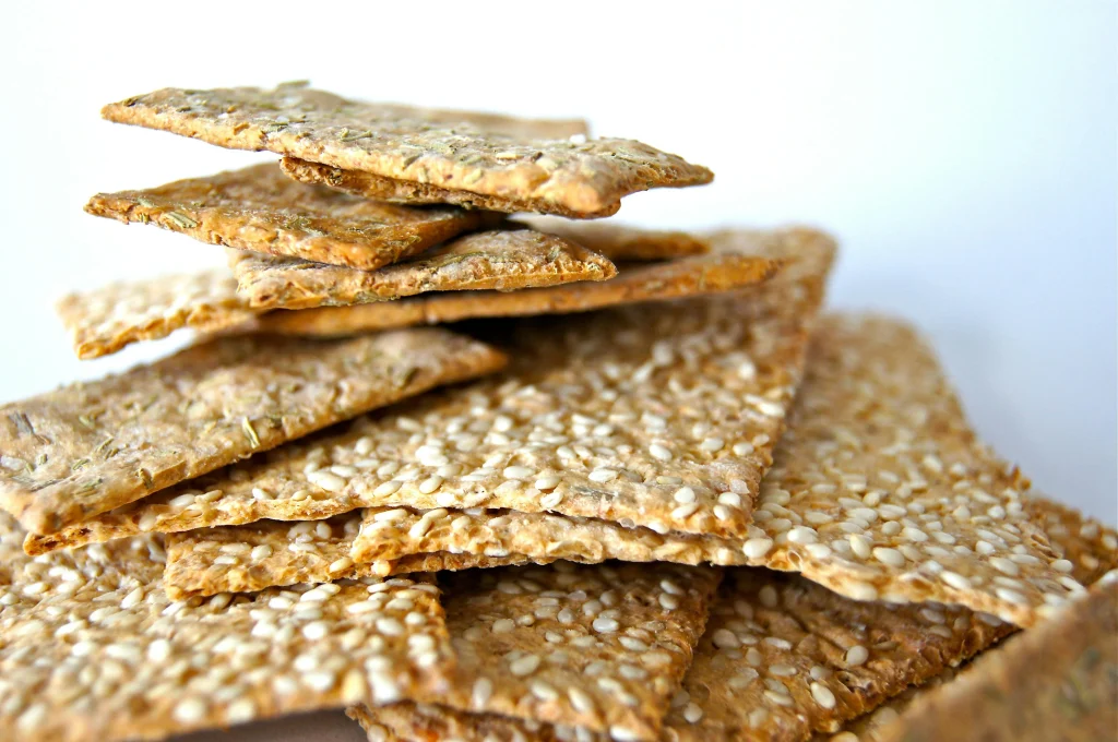 stack of crackers