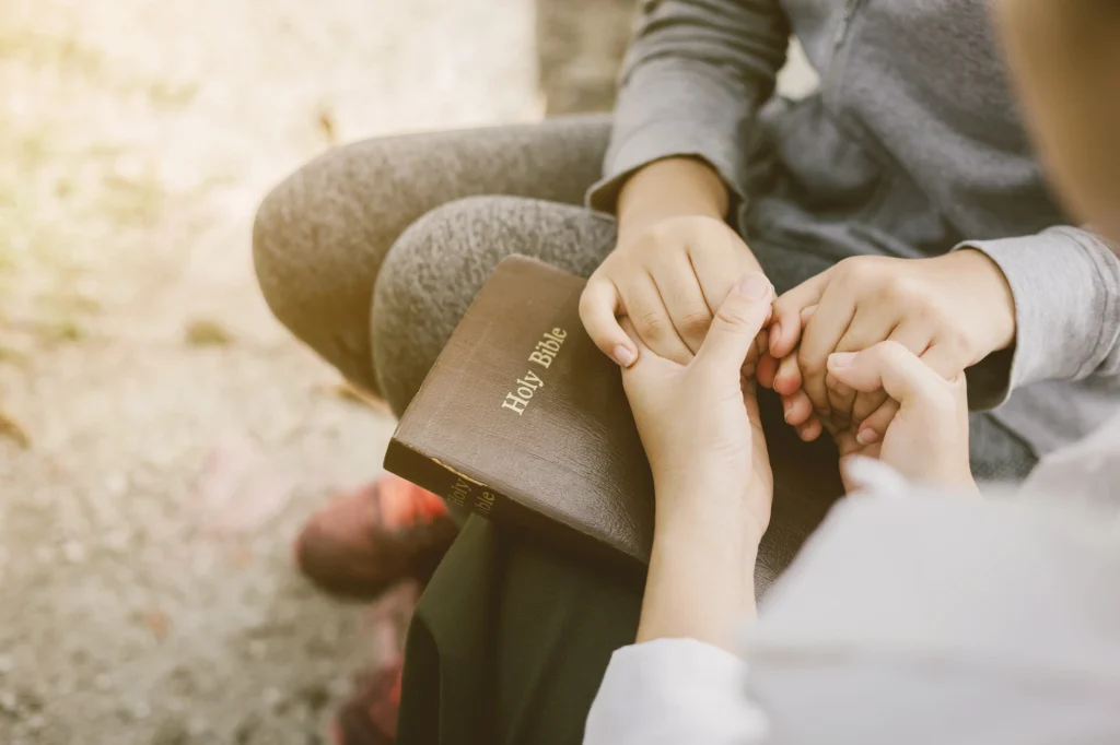 praying with bible