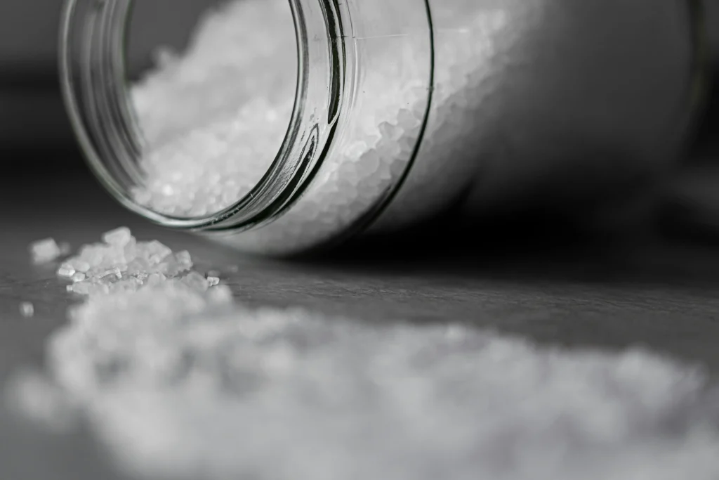 close up photo of salt