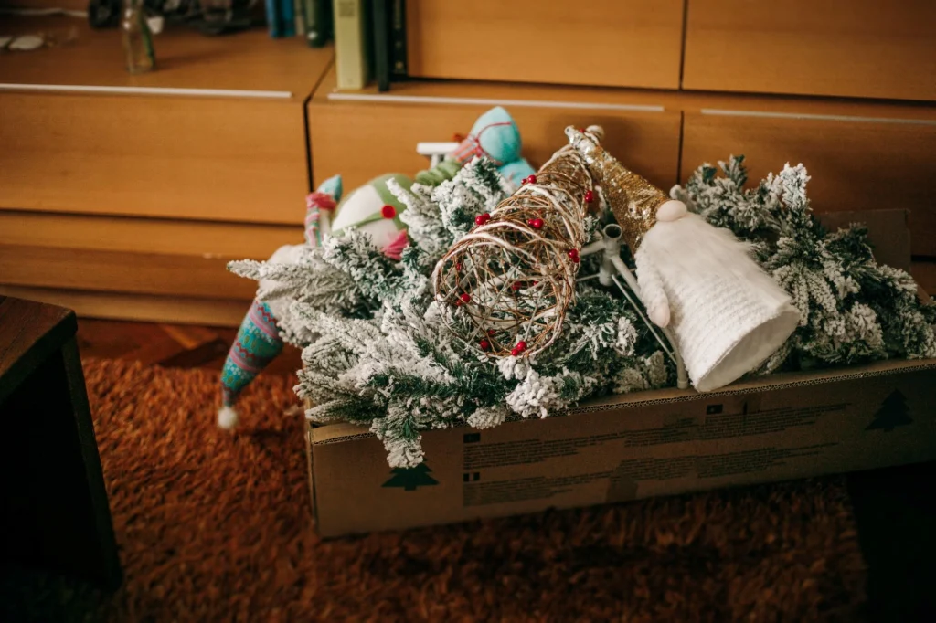 packing up christmas