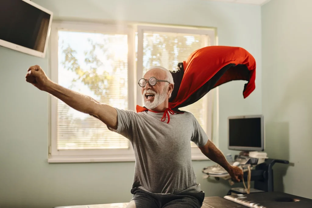 flying superhero